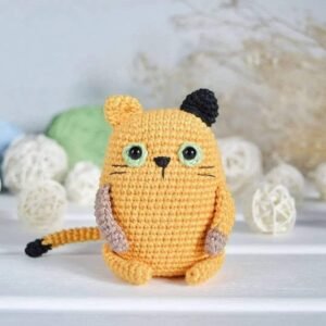Funny Cat Crochet Pattern – Cute Amigurumi Cat PDF Pattern